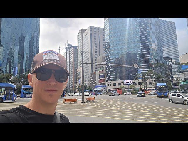 Seoul, South Korea LIVE: Sunday Morning around Gangnam