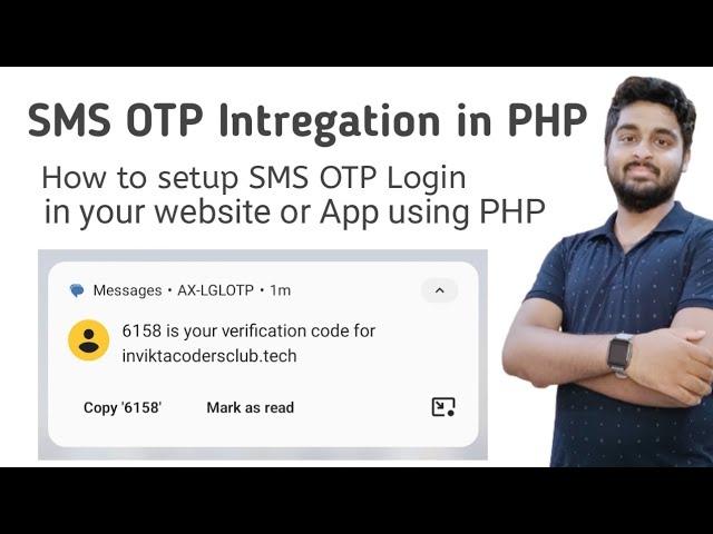 How to make SMS OTP authentication in your website or app