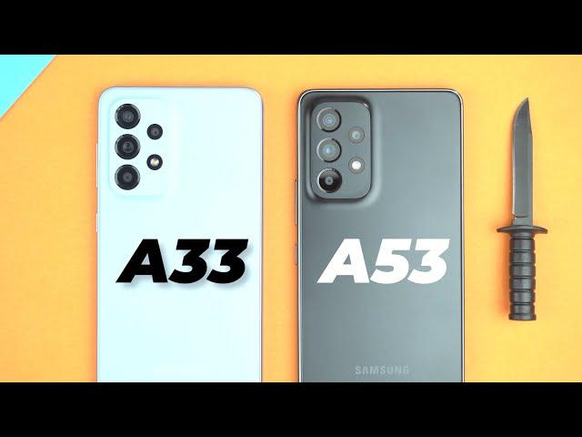 Samsung Galaxy A53 5G VS Samsung Galaxy A33 5G! A33 Winner?