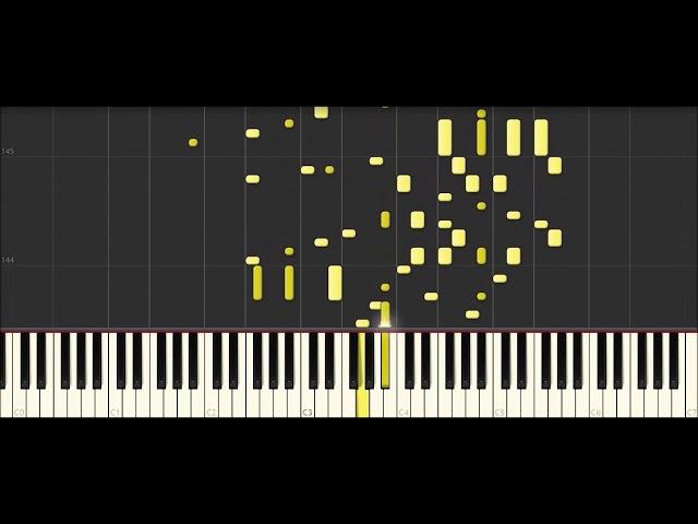 Tchaikovsky Piano Concerto No.1 Mvt.3【Synthesia】