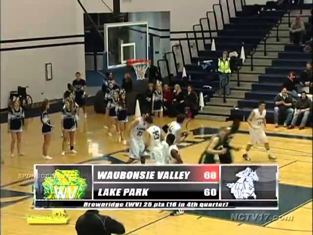 Waubonsie Valley vs Lake Park Boys Basketball - December 21, 2012