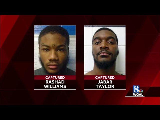 Two fugitives spotted in Lancaster, arrested in Michigan
