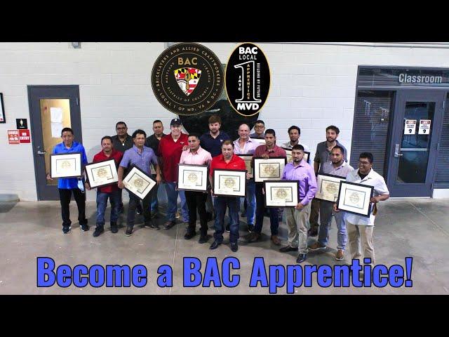 Become a BAC Apprentice: Learn the Trowel Trades