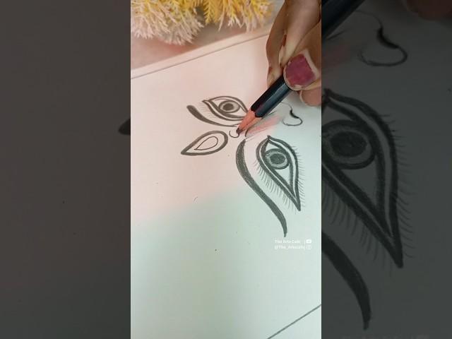 Maa Durga drawing Navratri Special drawing  #shorts #youtubeshorts