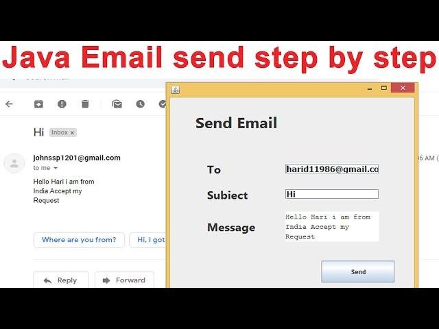 Java Email Send Step by Step