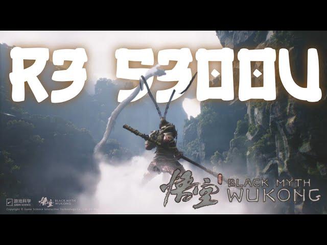 BLACK MYTH : WUKONG (GAMEPLAY) - RYZEN 3 5300U 12GB RAM