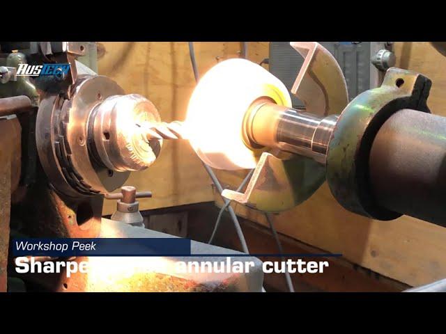 How we sharpen an annular cutter | Austech