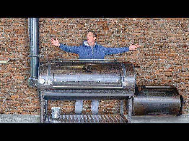 This is the Only real Texas Style Offset Smoker in Europe - PITMASTERX barbecue