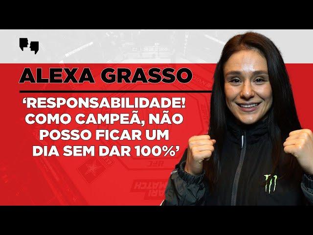 EXCLUSIVO! ALEXA GRASSO promete supresas para luta com VALENTINA SHEVCHENKO