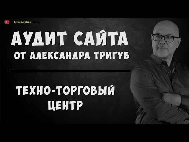 Аудит сайта техно-торгового центра. Анализ сайта на ошибки с рекомендациями. Пример аудита сайта.