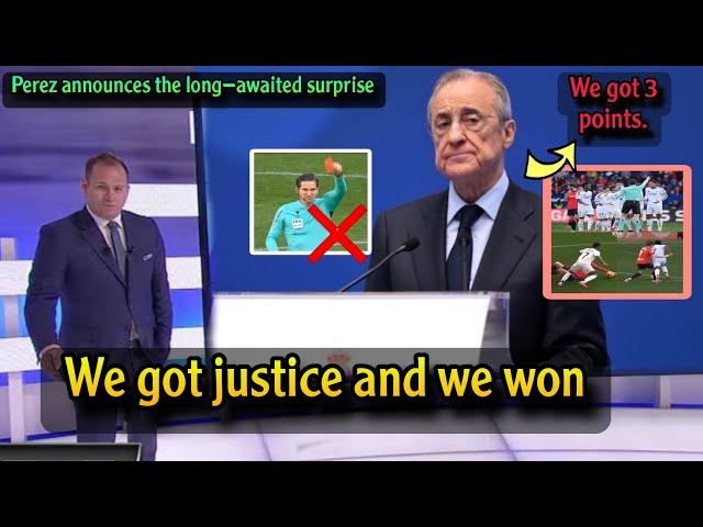 Perez announces a big surprise to Real Madrid after the referee's decisions in the Osasuna match!