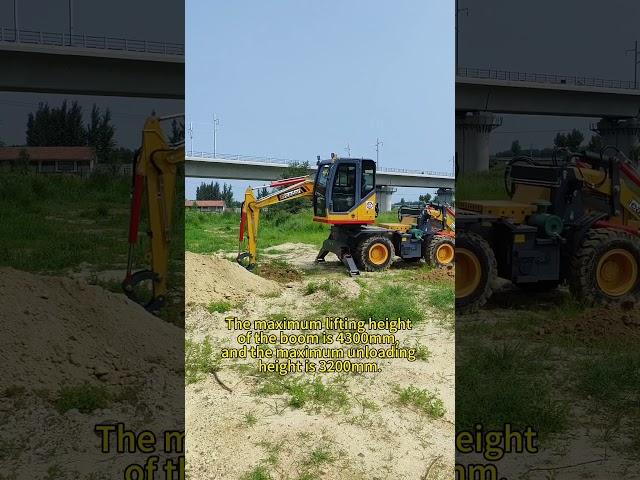 Our patented product backhoe loader from Chinese factory