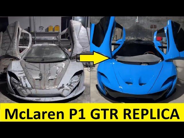 DIY | This MCLAREN P1 GTR REPLICA is Built By Talented Mechanics.