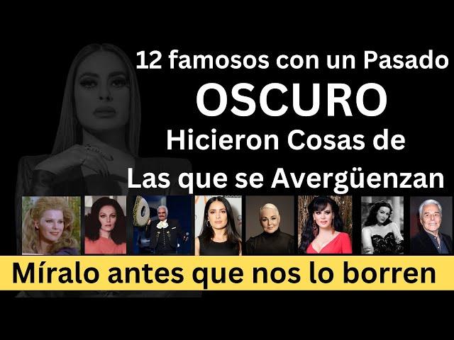 12 famosos con un pasado oscuro | Cosas que no quieren que sepas