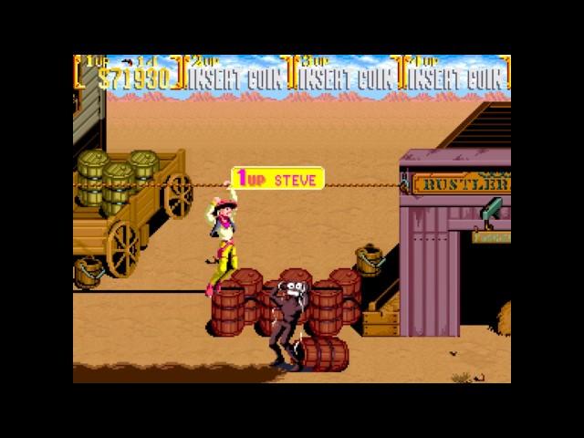 Sunset Riders - Arcade Playthrough 60fps - digituba