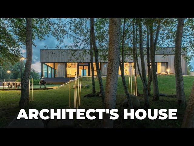 Inspired by Nature | Architect’s Own Home that Unites Modern Architecture, Design, Art and Craft