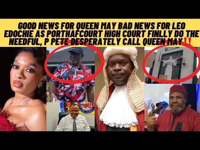 Gusnews4 queen may bad bews 4 Leo as port harcourt H.C judges finally do needful pa Pete call Q.MAY