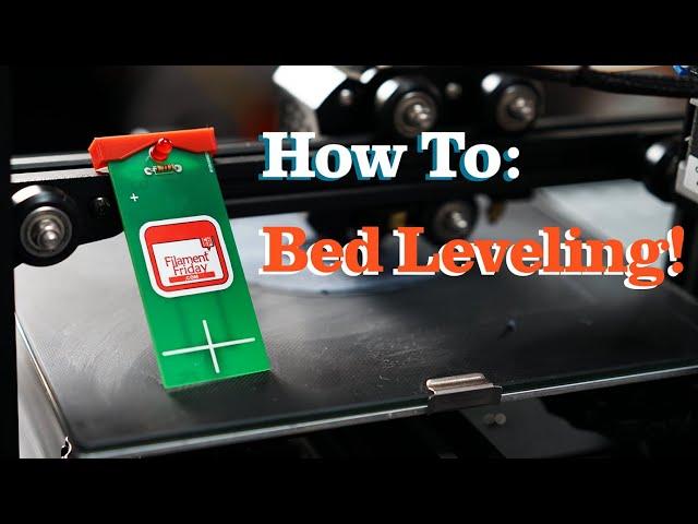 How To Level Your 3D Printer!!