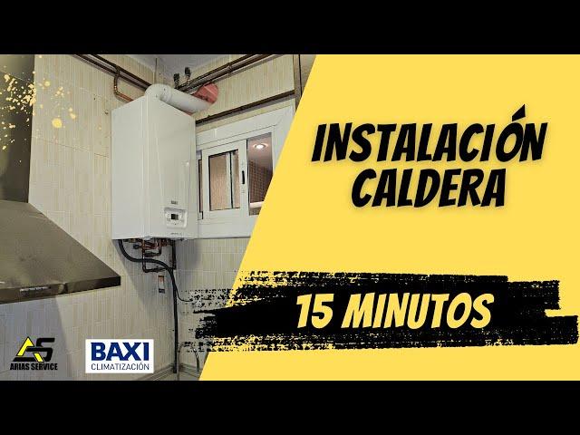 Como instalar caldera estanca en 15 minutos, paso a paso. (Instalación completa)