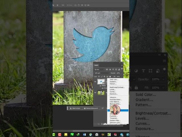 لوگو توییتر #فتوشاپ #فتوشاپ_حرفه_ای #توییتر #ایلان_ماسک #twitter #elonmusk # Photoshop #fun #rip