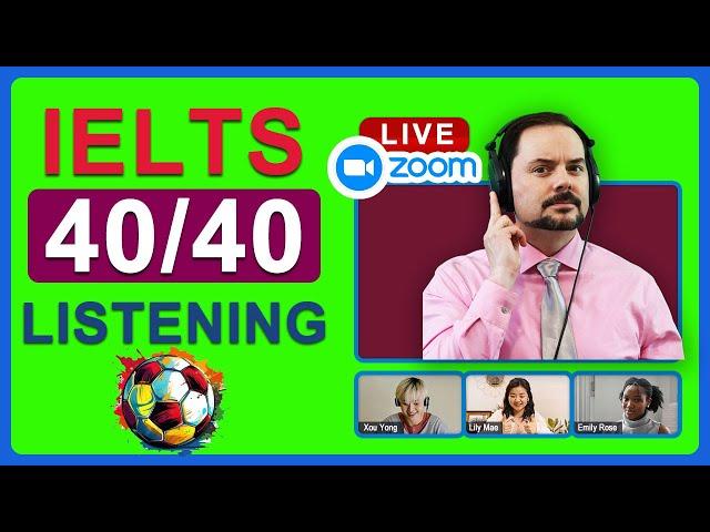 IELTS Live Class - Listening to Football and Titanic