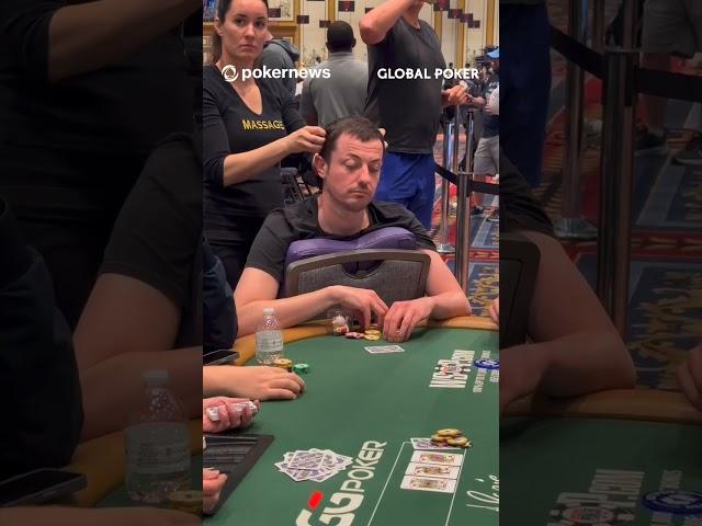 Tom Dwan Late Regs WSOP MAIN EVENT & Gets Scalp Massage | #pokernews #wsop20204