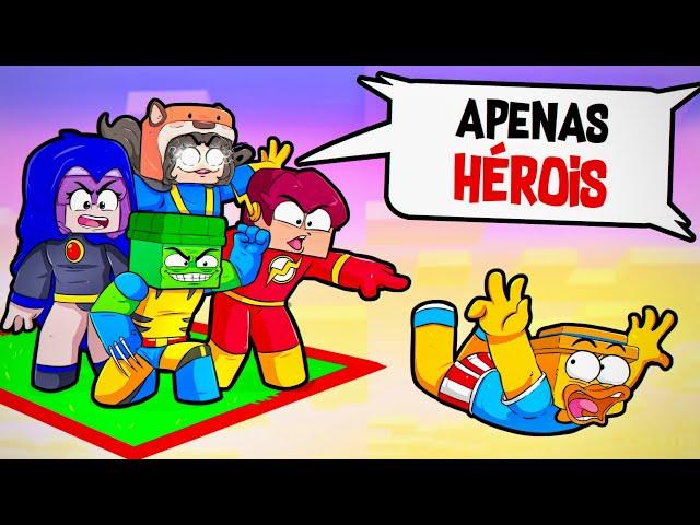 PRESO em UMA CHUNK com SUPER HERÓIS!