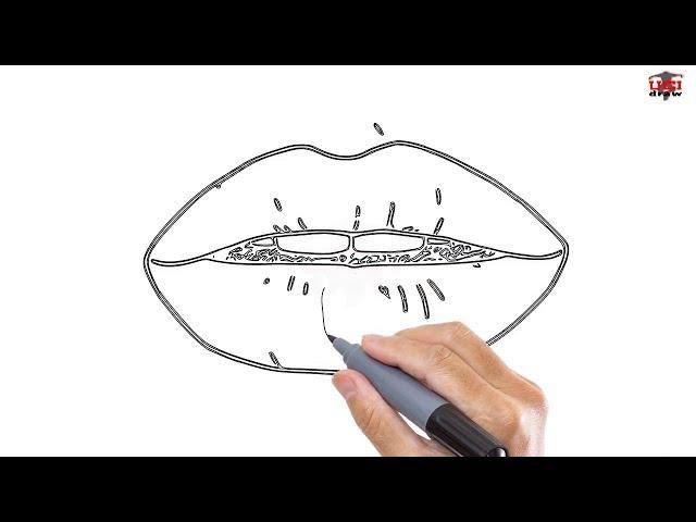 How to Draw a Mouth Easy Step By Step Drawing Tutorials for Kids – UCIDraw