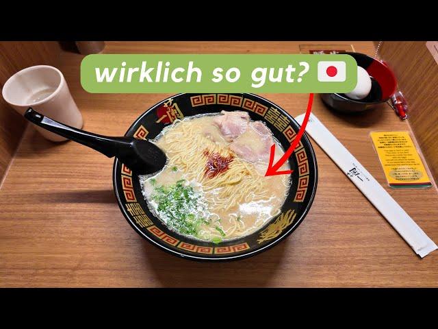 die gehpytesten ramen in japan probieren  (ichiran test)