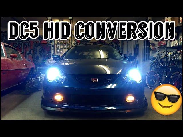 RSX HID Headlight Conversion / Step by Step - Full Kit