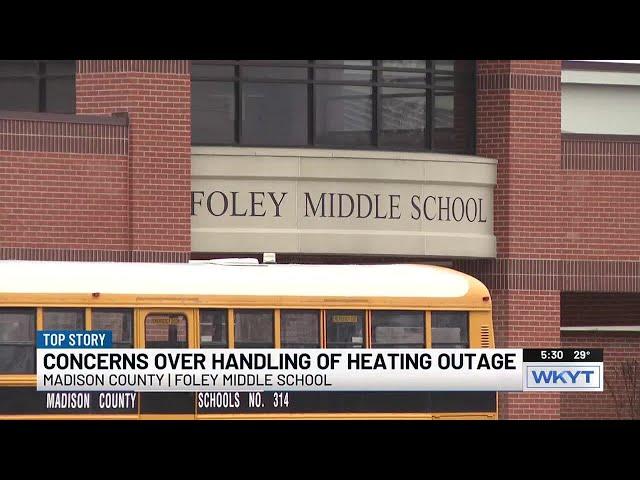 Parents concerned about heating outage at Ky. middle school