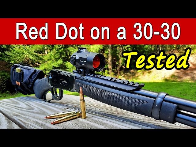 Red Dot on a 30-30 Field Tested | Best Deer Hunting Gun?