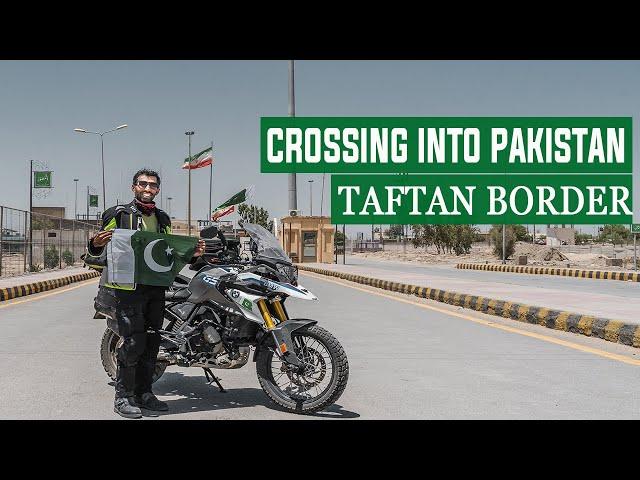 Crossing into Pakistan EP. 50 | Taftan Border Pakistan Iran | Motorcycle Tour Germany to Pakistan