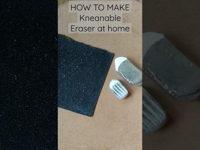 How to make Kneadable Eraser at home  very easy️