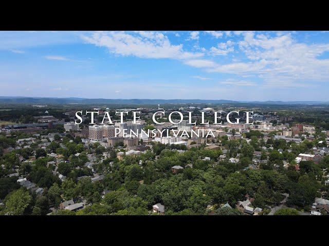 State College, Pennsylvania - [4K] Drone Tour