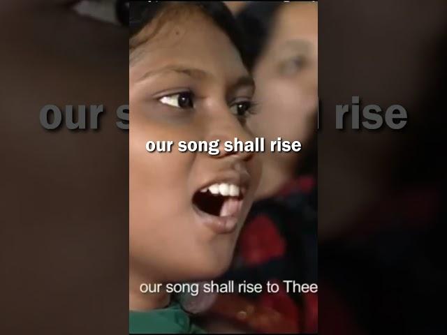 The hymn "Holy,Holy,Holy" sung by 250 Voice Mass Choir for Classic Hymns #choir #classichymns #india