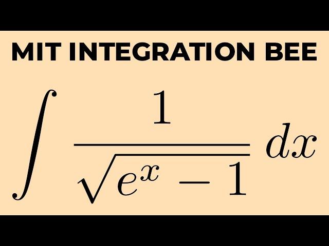 Solving Integral:  ∫ 1/sqrt(e^x-1) dx | (Light)