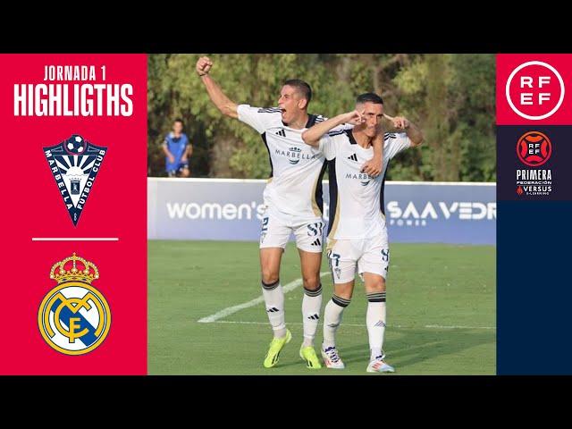 Resumen #PrimeraFederación | Marbella FC 1-0 Real Madrid-Castilla | Jornada 1 | Temporada 2024/2025