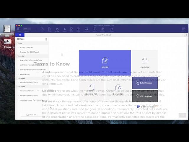 Edit PDF Files on Mac with PDFelement