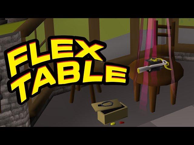 The greatest table in OSRS