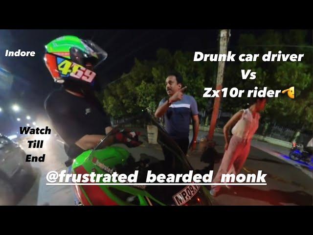 Drunk idiot driver vs zx10r superbiker  | Road rage   #roadrage  #zx10r