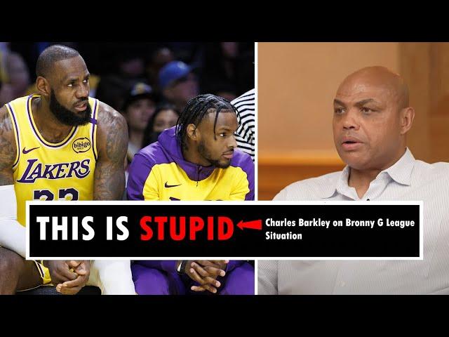 Charles Barkley "It's Stupid" Calls Out LeBron & Bronny Special Treatment in the G League!