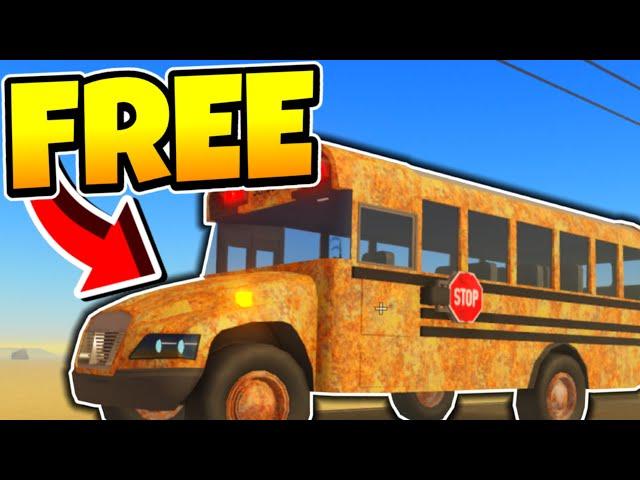 How To Unlock The School Bus For FREE In Dusty Trip