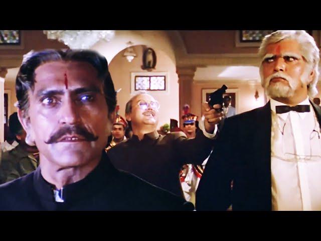 शेर का शिकार करना ना तो बनिए का धरम है और ना ही करम - Amrish Puri, Raza Murad, Anupam Kher Scene