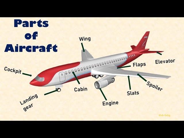 Aircraft Parts | Parts of Airplane | Basic Parts of Aircrafts | Different Parts of An Aircraft