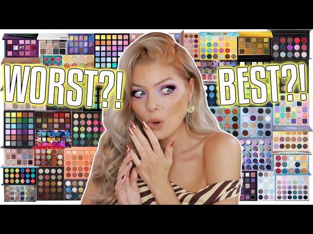 Ranking All The 123 (!!) Palettes I Tried In 2024 | FROM WORST TO BEST