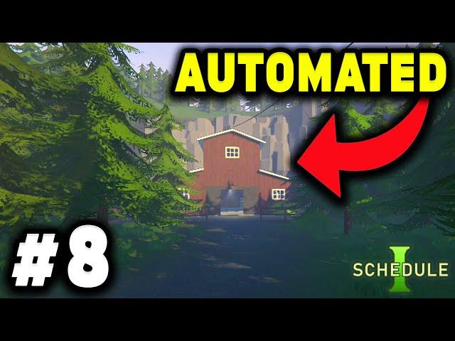the AUTOMATED BARN SET UP! (Schedule 1 Walkthrough Part 8)