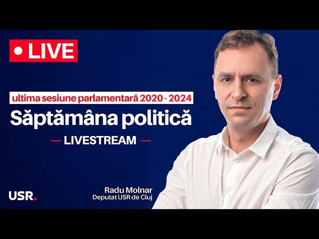 Săptămâna politică cu deputat Radu Molnar - Sondaje! Ultima zi de campanie!!! (dar nu chiar)