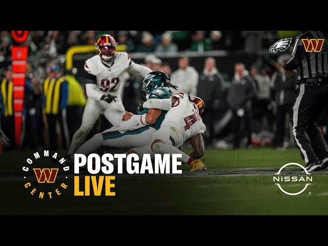 Postgame LIVE: Washington Suffers Road Setback on Thursday Night Football to Eagles