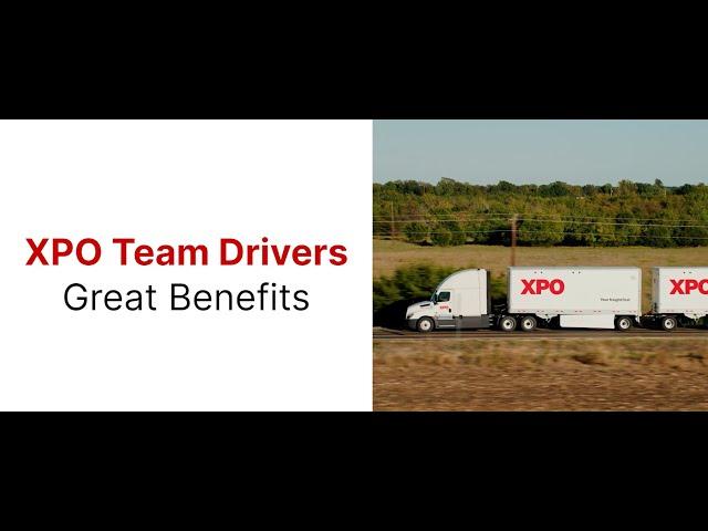 Team Drivers: Great benefits